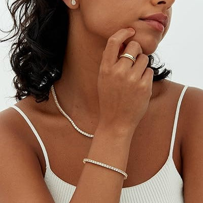 Pulsera Tennis | Oro