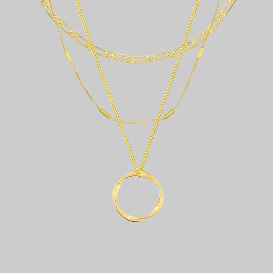 Collar Multicapa | Oro