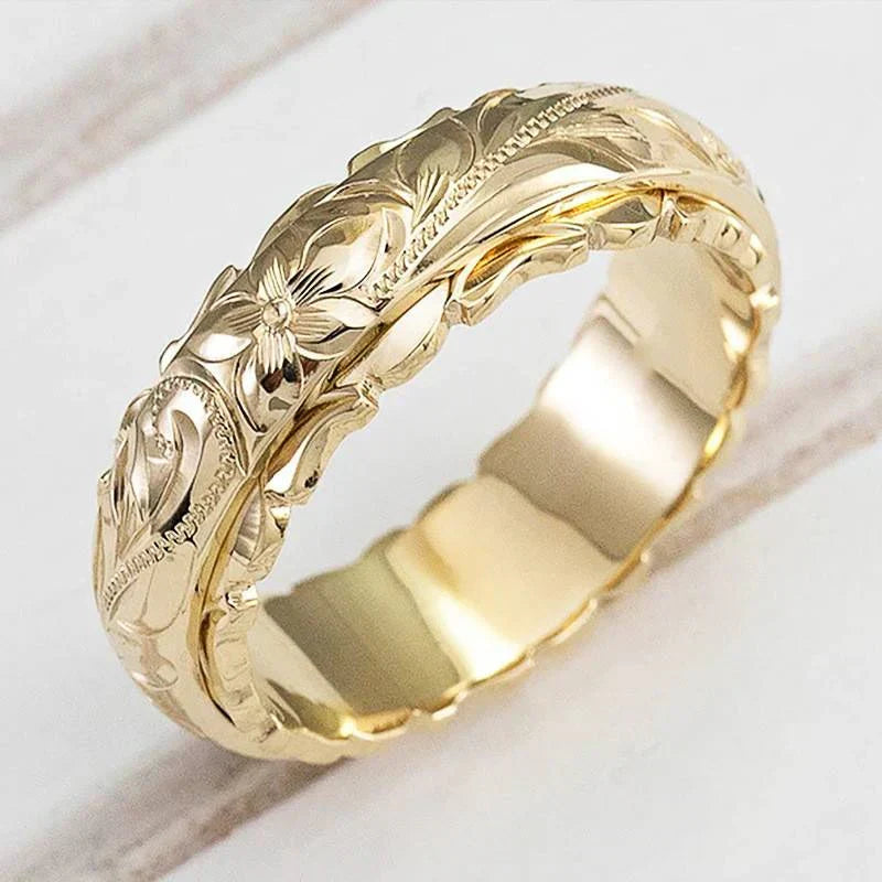 Anillo Grabado | Oro