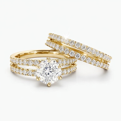 Set de Anillos Eternal Radiance | Oro