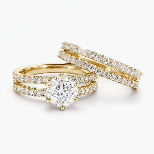 Set de Anillos Eternal Radiance | Oro