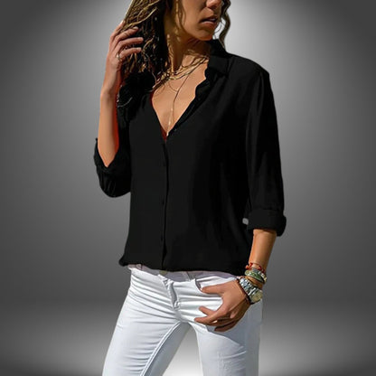 Valeria | Blusa clásica con botones