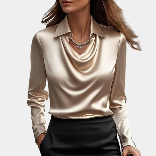 Emma | Elegante blusa brillante