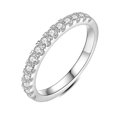 Anillo Eternity | Oro Blanco