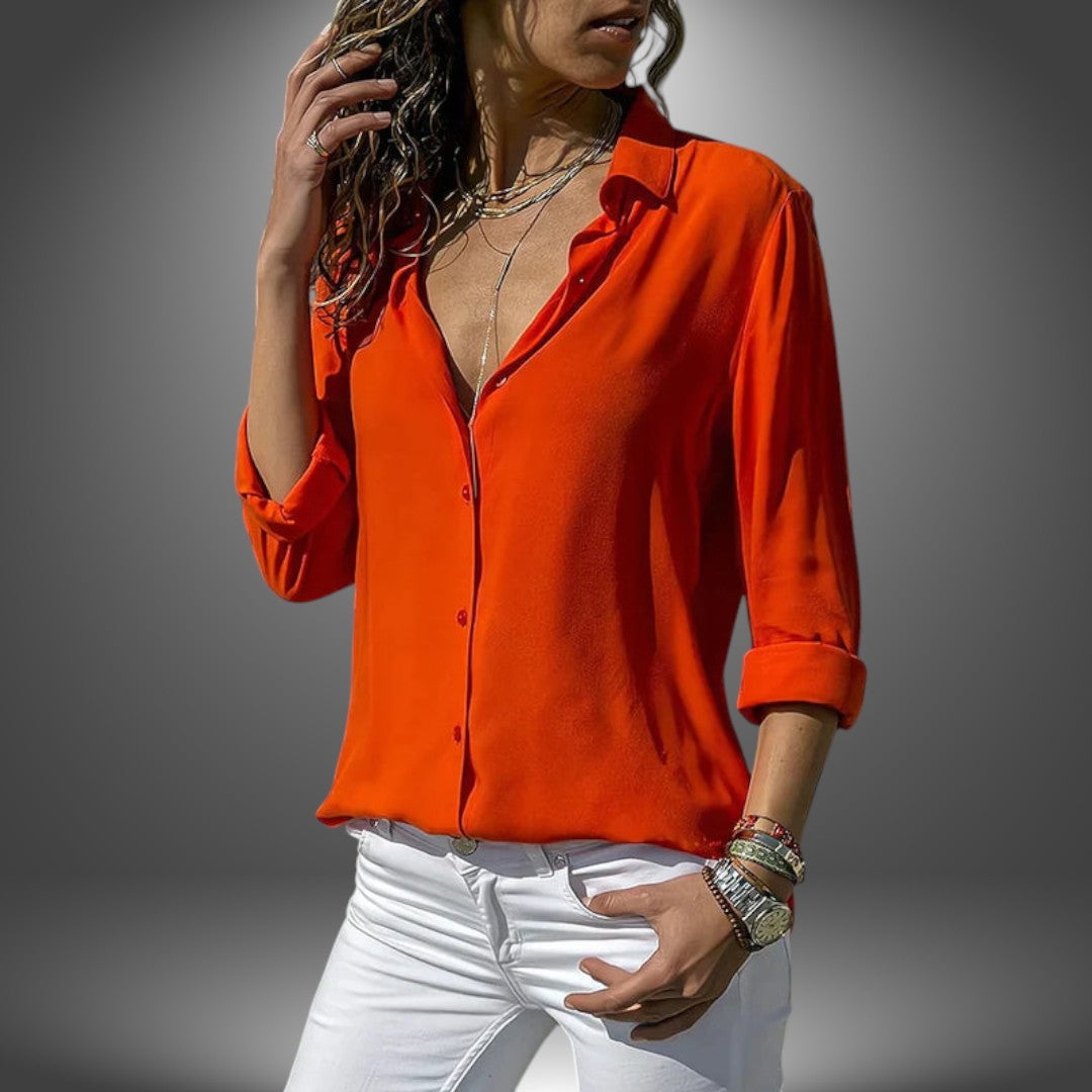 Valeria | Blusa clásica con botones