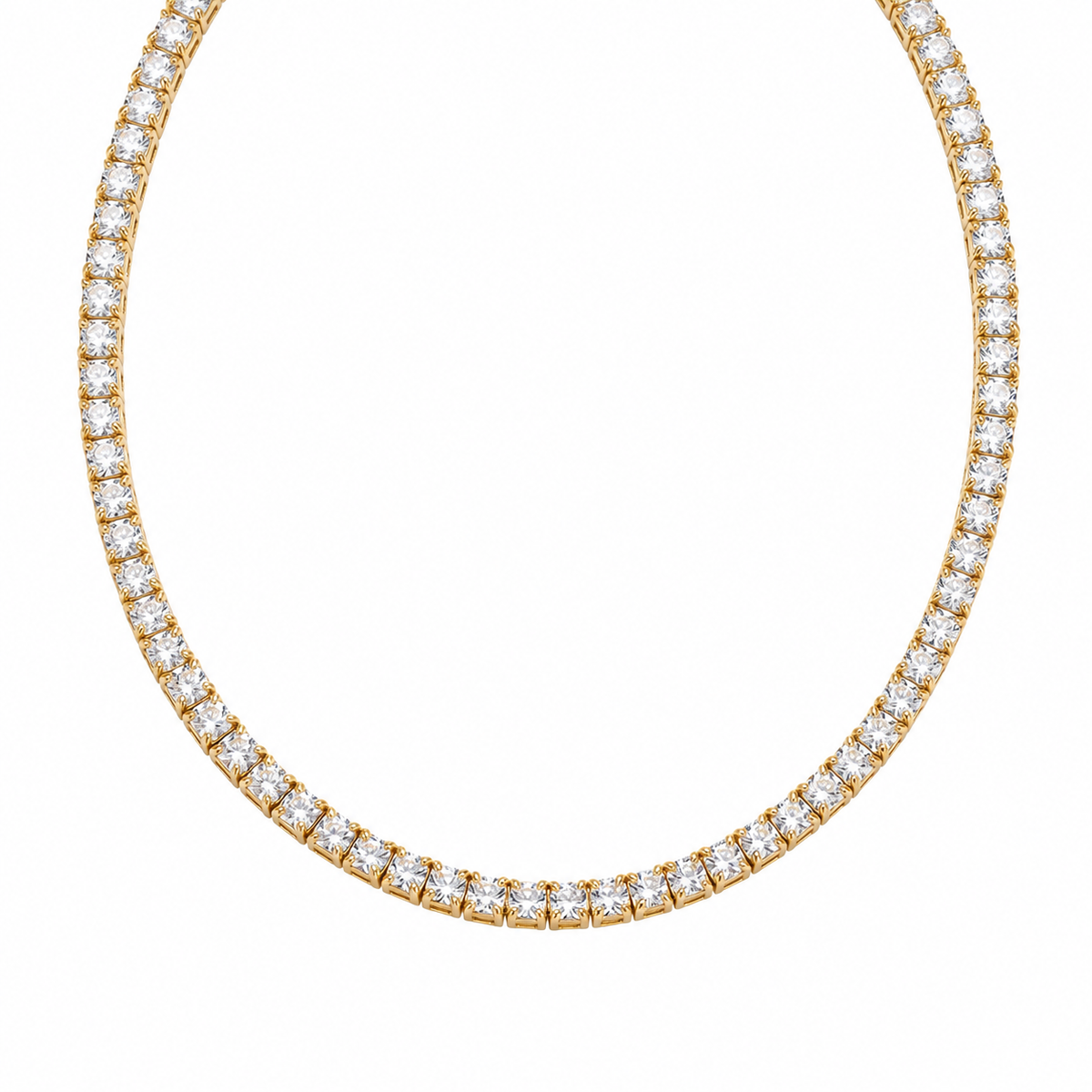 Collar Tennis Brillante | Oro