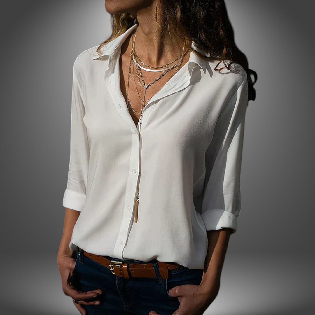 Valeria | Blusa clásica con botones