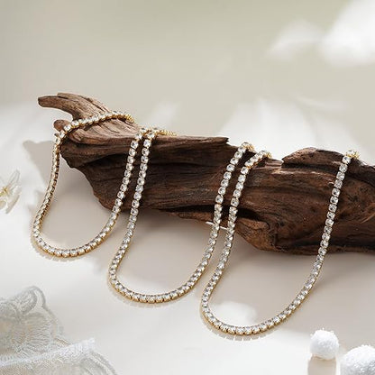 Collar Tennis Brillante | Oro