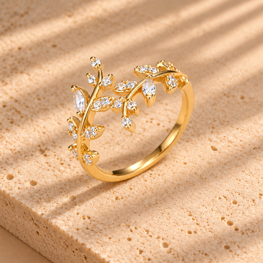Anillo Hoja | Oro