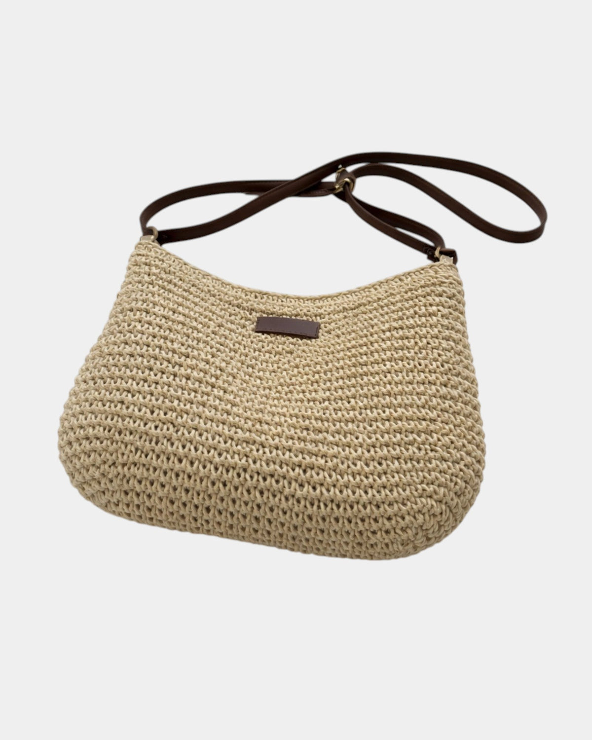 Fabiola | Bolso con efecto paja y bandolera