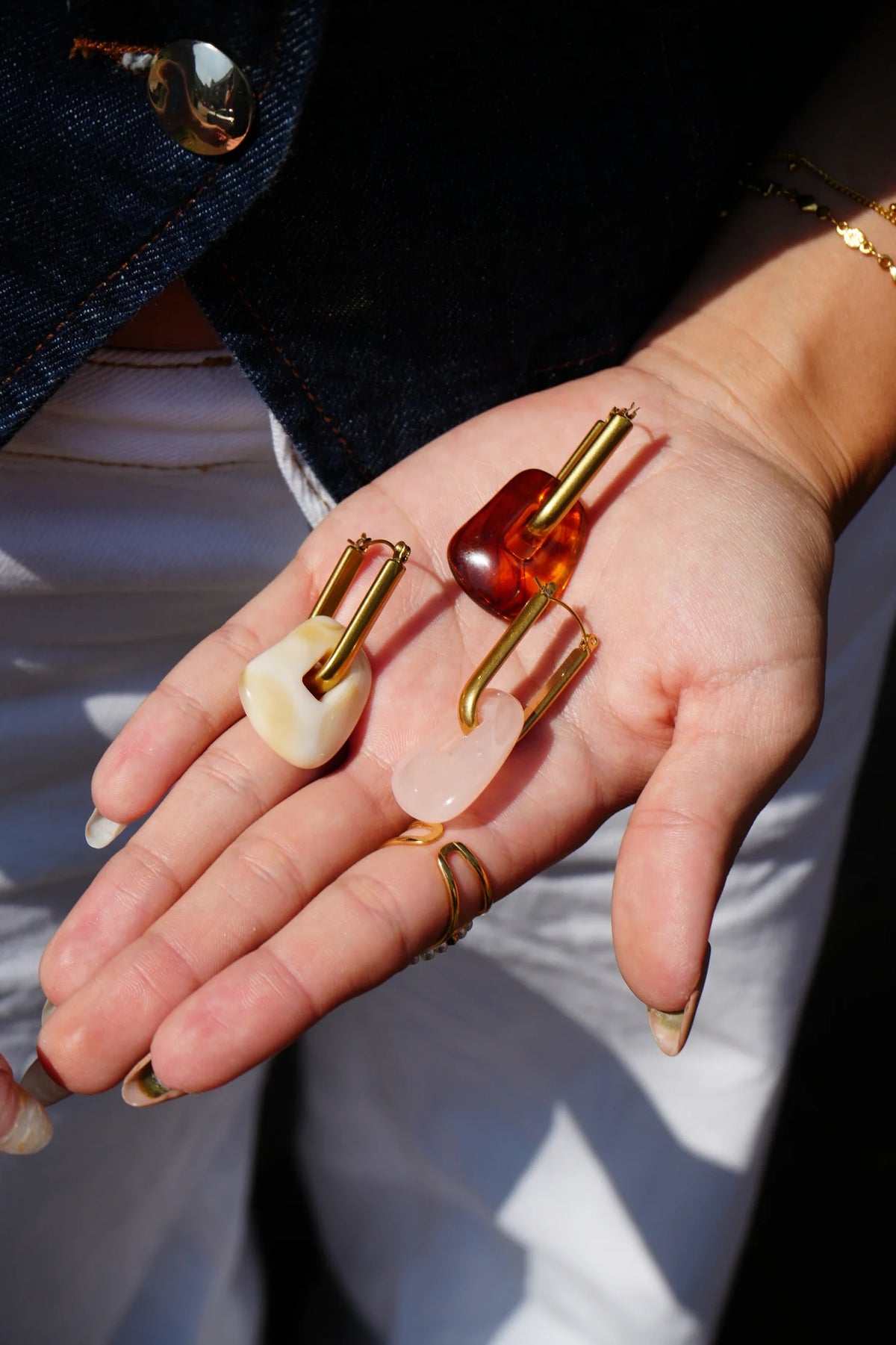 Elana - Pendientes - Acero inoxidable
