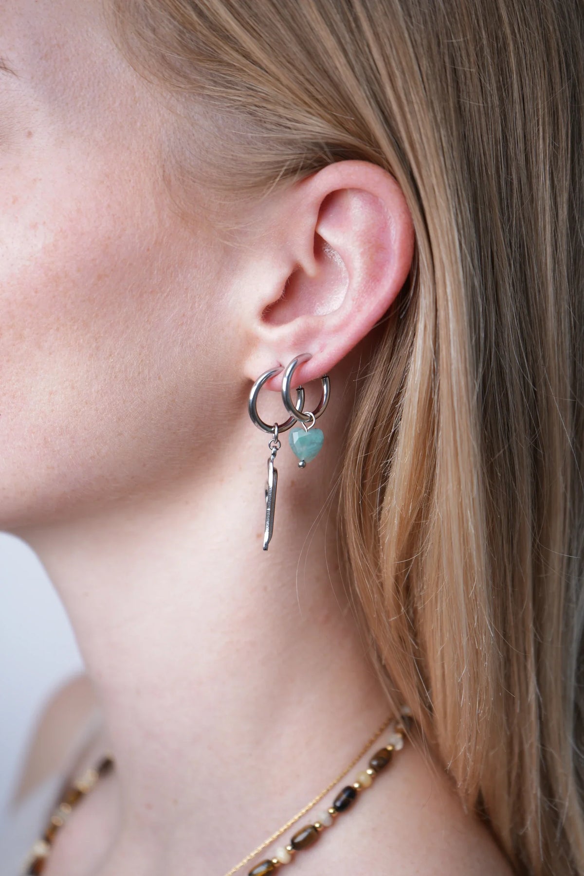 Elinor - Pendientes - Acero inoxidable