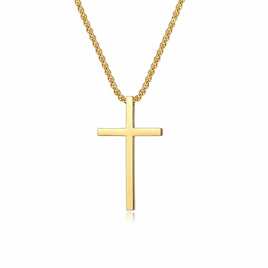 Collar de Cruz | Oro