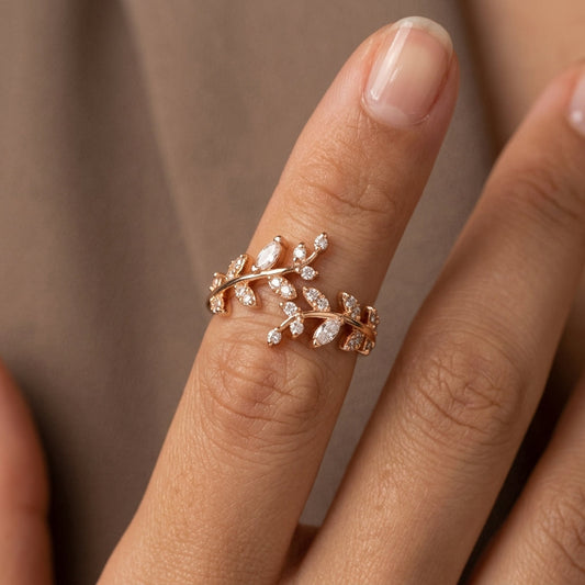 Anillo Hoja | Oro