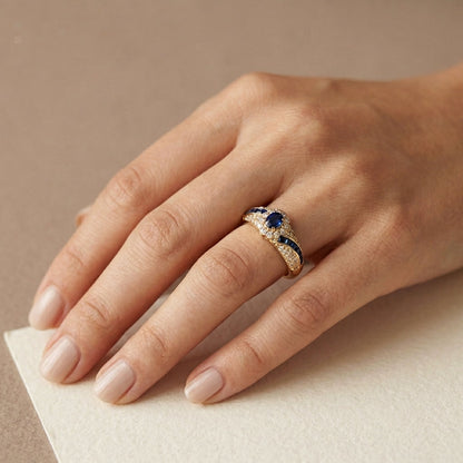 Anillo Zafiro | Oro