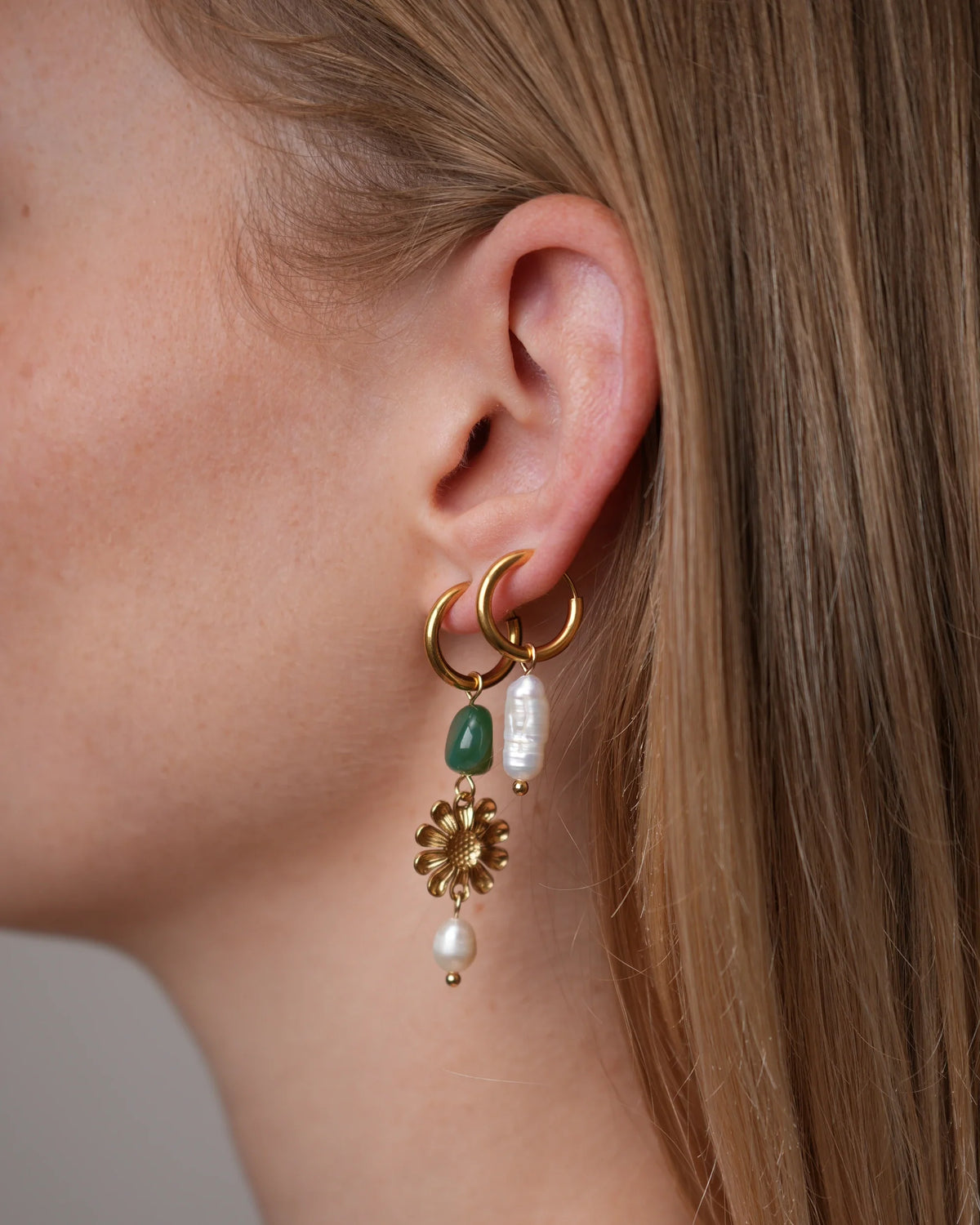 Nori - Pendientes - Acero inoxidable