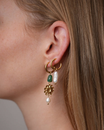 Nori - Pendientes - Acero inoxidable