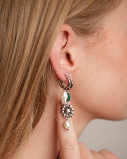 Nori - Pendientes - Acero inoxidable