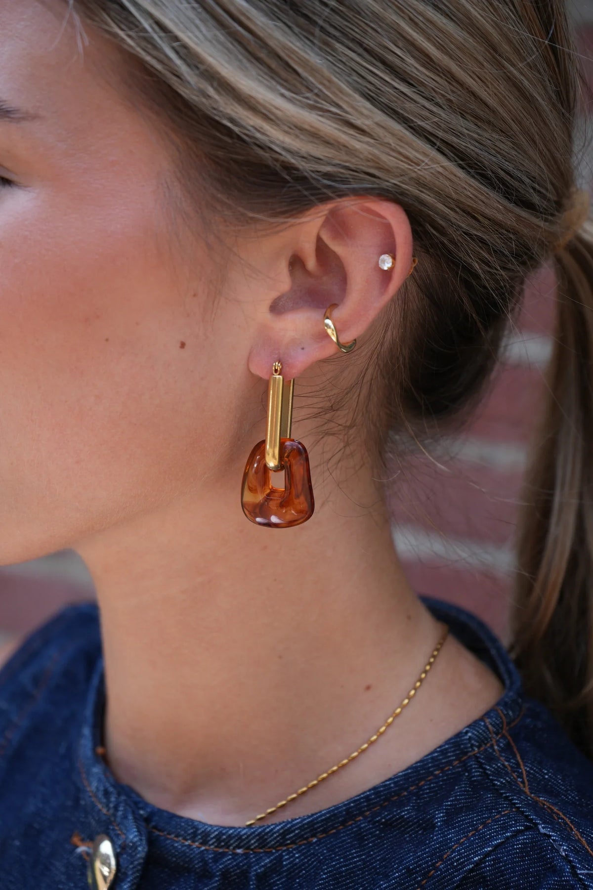 Elana - Pendientes - Acero inoxidable