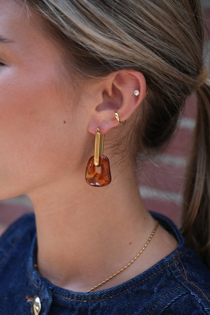 Elana - Pendientes - Acero inoxidable