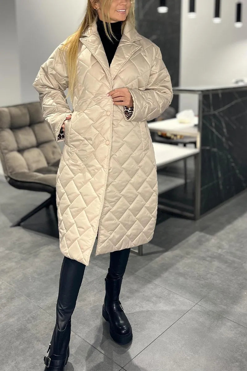 Olivia  | Abrigo de Leopardo Elegante
