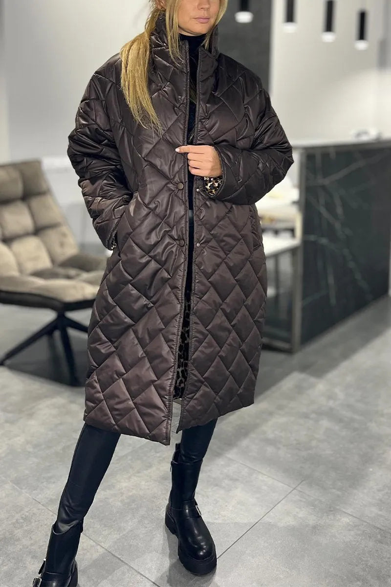 Olivia  | Abrigo de Leopardo Elegante