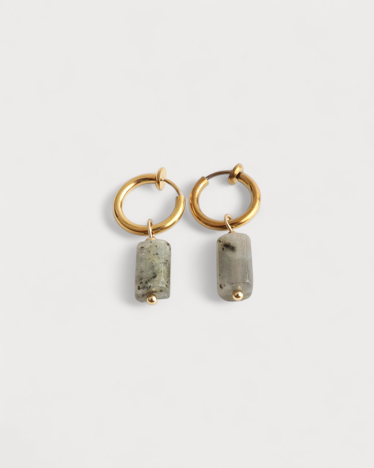 Liora - Pendientes - Piedra natural - Acero inoxidable