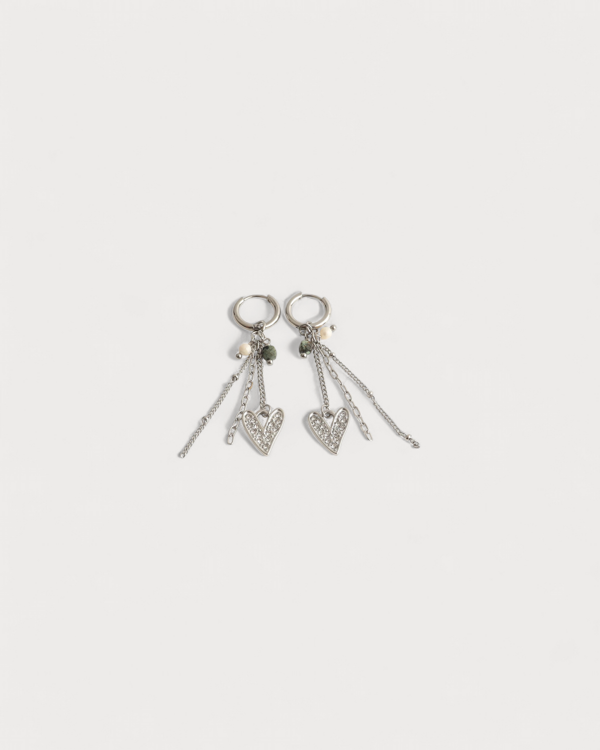 Rosaliea - Pendientes - Acero inoxidable