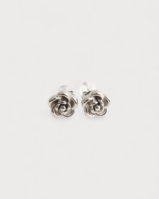 Janita - Pendientes - Pendientes de botón - Acero inoxidable