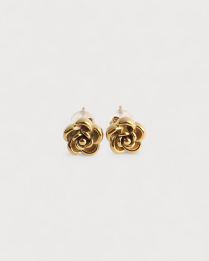 Janita - Pendientes - Pendientes de botón - Acero inoxidable