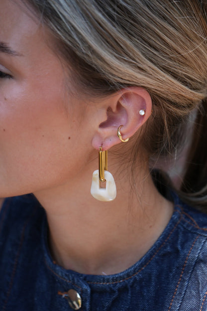 Elana - Pendientes - Acero inoxidable